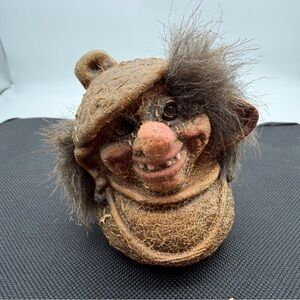 Ny-Form Troll of Norway Troll In Pot Norwegian#054 Handmade 2 3/4” Tall